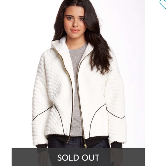 Anthropologie Jackets & Blazers - 💕HP💕Whitney Eve white bomber jacket